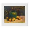 Image 1 : S. Burkett Kaiser, "Green Vase with Lemons" Limited Edition, Numbered and Hand S
