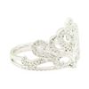 Image 1 : 0.63 ctw Diamond Ring - 18KT White Gold
