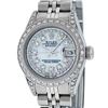 Image 1 : Rolex Ladies Stainless Steel 26MM MOP Diamond Lugs Oyster Perpetual Datejust