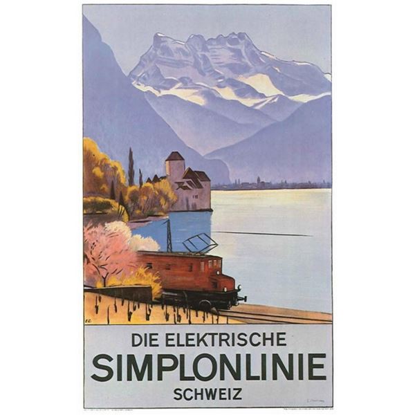 Emil Cardinaux - Simplonlinie Montreux