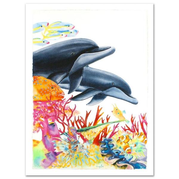  Sea of Color  Limited Edition Giclee on Canvas (29.5  x 41.5 ) by Wyland, Numbe