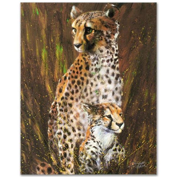  Mother and Child  Limited Edition Giclee on Canvas by Stephen Fishwick, Numbere