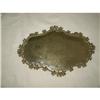 Image 1 : French Mirrored Plateau Brass Floral 19th C #1789342