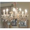 Image 1 : Crystal Maria Teresa Chandelier c.1940's #1789692