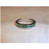 Image 1 : Estate 14K WG Gold Emerald Eternity Band Ring #1789791
