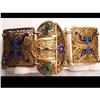 Image 1 : Vintage ENAMEL SIGNED BUCKLE Bracelet #1789927