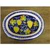 Image 1 : ITALIAN MAJOLICA MONTELUPO  OVAL PLATE #1801326