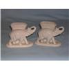 Image 1 : Pair of Porcelain Elephant Vases. Signed  #1801416