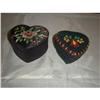 Image 1 : Two Hand Made Needlepoint Boxes from Hungary #1801488