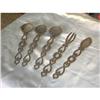 Image 1 : Set of 5 Weathered Decorative Spoons and Fork  #1801496