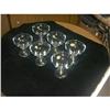 Image 1 : Set of 6 Margarita Crystal Glasses.  Priced Low#1801508