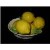 Image 1 : Five lemons in white weaved basket! #1801551