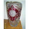 Image 1 : Solid Lead Crystal Rose Vase #1801757