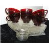 Image 1 : SET OF SANDWICH PLATES WITH CUPS #1801916
