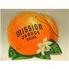 Image 1 : old vintage MISSION ORANGE DRINK SODA SIGN #1801941