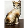 Image 1 : old Regal Ceramic Glazed Cat Sitting Statue #1802171