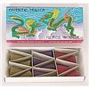 Image 1 : old Oriental Dragon Incense Store Display Box #1802188