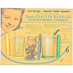 old vintage Handy Coaster Store Display 1950s #1802192