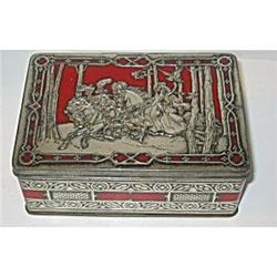 Old ornate RILEY's TOFFEE CANDY Tin  #1802221