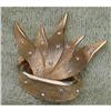 Image 1 :  Vintage goldtone Rhinestone Leaf Palm pin #1802285