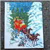 Image 1 : old vintage HOLIDAY SLEIGH RIDE XMAS card #1802353