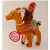 Image 1 : old CELLULOID FUR MONKEY on CAMEL carnival toy #1802406