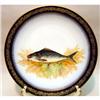 Image 1 : Limoges Cobalt Blue Fish Plate #1802566