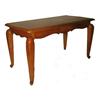 Image 1 : Solid Oak Desk With Leather Top #1814519