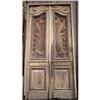 Image 1 : Antique Beech Pine Double Entry Doors #1814732