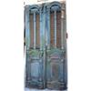 Image 1 : French Colonial Pine Iron Double Entry Doors #1814771