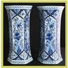 Image 1 : Blue Delft Vases Transferware Ceramic #1814984