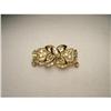 Image 1 : 14K YG Diamond 3-Strand Floral Filigree Clasp #1815057