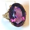 Image 1 : Estate 14k AMETHYST Ring Vintage 6+ carats #1815285