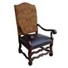 Image 1 : VICTORIAN TAPESTRY DINING ACCENT ARM CHAIR #1815331