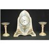 Image 1 : ORG#02  ART DECO MARBLE CLOCK #1823134