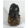 Image 1 : Smoky Quartz Buddha Hand Peach Monkey Display #1823909
