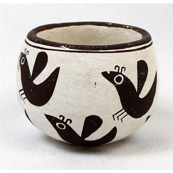 Acoma Miniature Pottery Bowl by Emma Lewis
