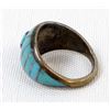 Image 3 : Zuni Sterling Inlay Sun God Ring, Size 4.75