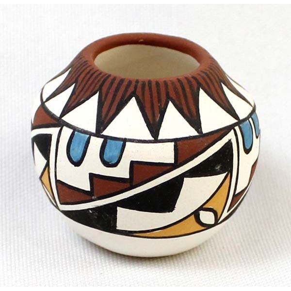 Acoma Miniature Pottery Bowl by V. Fryar