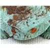 Image 2 : Zuni Carved Turquoise Horned Toad Fetish, Cheama