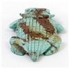 Image 4 : Zuni Carved Turquoise Horned Toad Fetish, Cheama