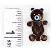 Image 6 : Zuni Sterling Inlay Bear Pin Pendant, E. Leekity