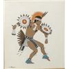 Image 2 : Framed Navajo Harrison Begay Eagle Dancer Print
