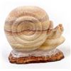 Image 5 : Zuni Carved Dolomite Snail Fetish by F. Martinez