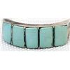 Image 2 : Zuni Sterling Turquoise Inlay Ring, Size 8
