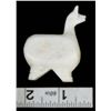 Image 11 : Zuni Carved Marble Llama Fetish by Tim Lementino