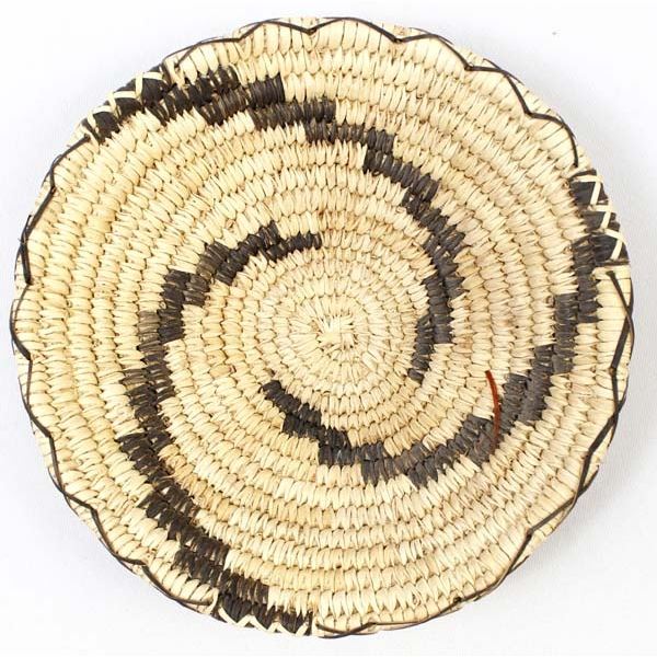 Tohono O'odham Basket w/ Swirl Pattern