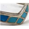 Image 3 : Navajo Sterling Inlay Lightning Bolt Bracelet