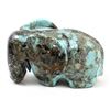 Image 2 : Zuni Carved Turquoise Elephant Fetish by Ephram Chavez