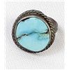 Image 1 : Vintage Navajo Sterling Turquoise Ring, Size 5